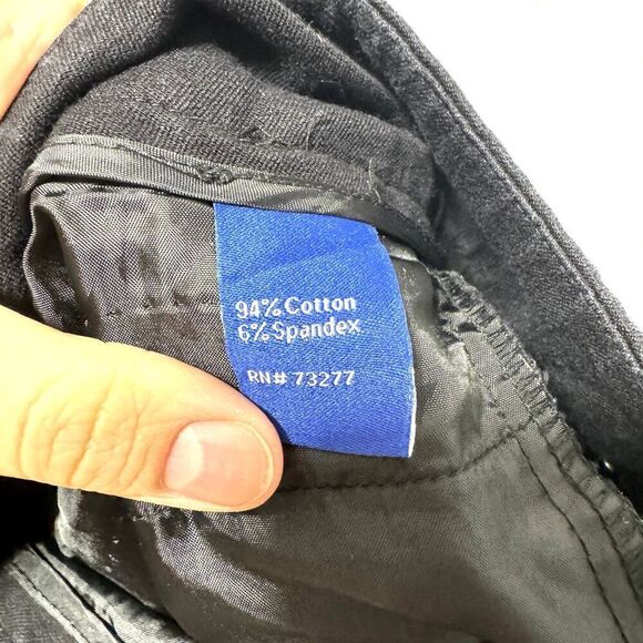 Apt. 9 Torie Pants Pull On Stretch Trouser Legging Crop Black Womens sz 12 - Picture 5 of 8